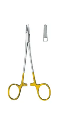 13-0316-14 Needle Holder With Tungsten Crabide Inserts