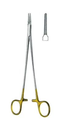 13-0362-13 Needle Holder With Tungsten Crabide Inserts