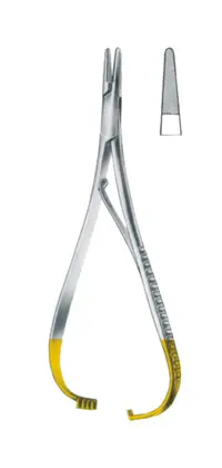13-0388-14 Needle Holder With Tungsten Crabide Inserts