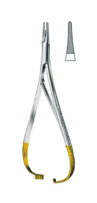 13-0414-14 Needle Holder With Tungsten Crabide Inserts
